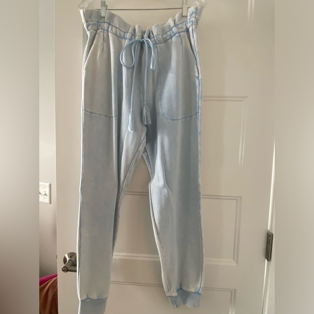 Something Navy Washed French Terry Jogger